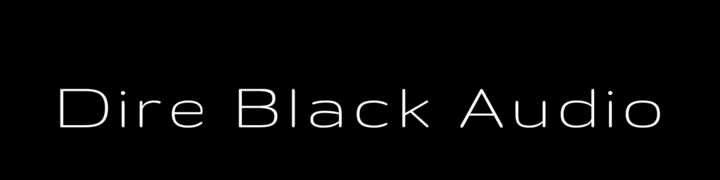 Portfolio Dire Black Audio Header